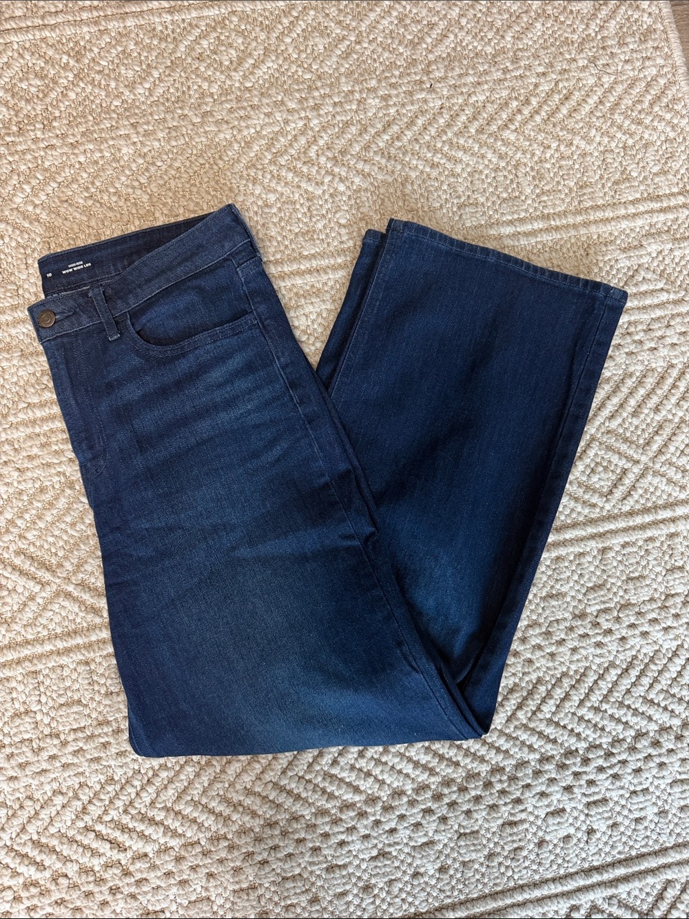 Old Navy High-Rise Dark Indigo Wow wide Leg Jeans - size 10